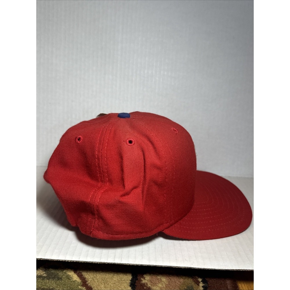 Vtg 80s New‎ With Tags MILB New Era Hat Pro Model Reading Phillies Wool SnapBack - Picture 9 of 11